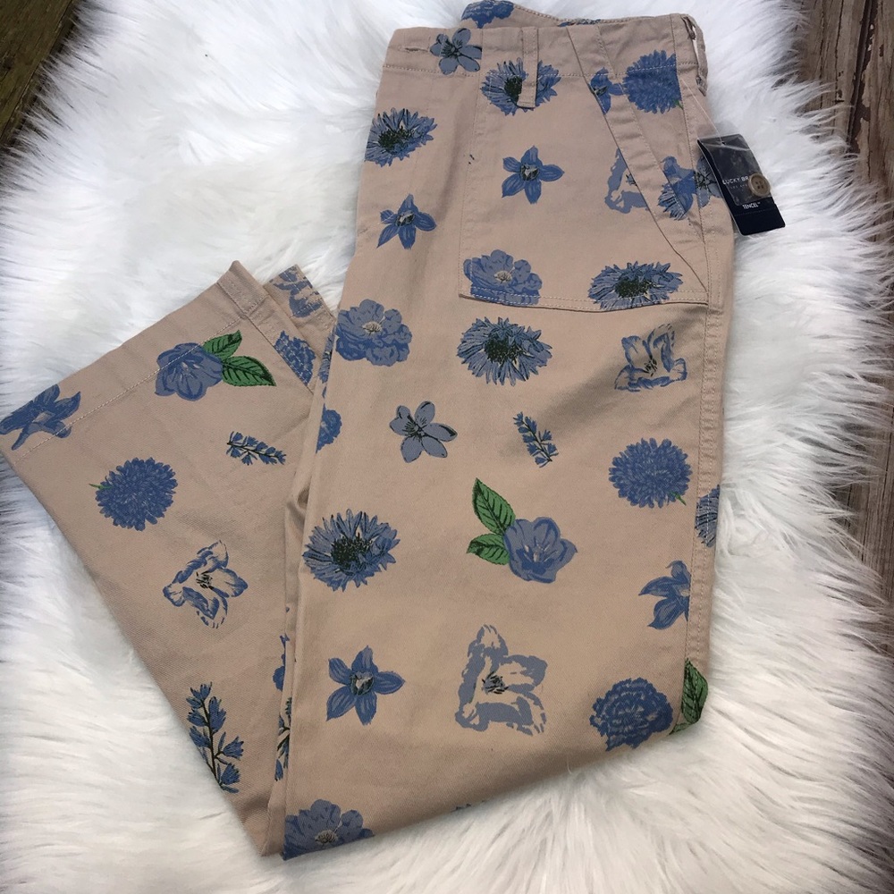 Lucky Brand Tencel Utility Button Fly Pants